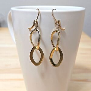 Hydra Earrings Gold Plated with Lever Back Ear Wires
